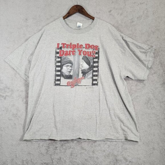 Vintage A Christmas Story I Triple Dog Dare You!!  Graphic T-Shirt 2XL - Picture 1 of 9